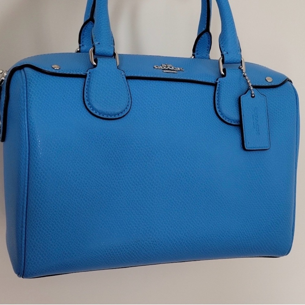 Coach Blue Leather Bag